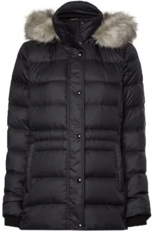 Tommy Hilfiger Jakke, Dame, Sort, XL, Uld, NG Sort Frakke