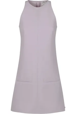 Courrèges Kjole, Dame, Lyserød, 2XS, Polyester, Signatur A-Line Kjole