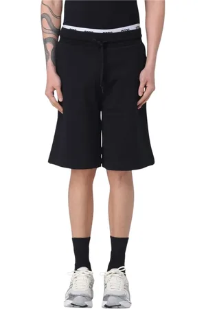 GCDS Shorts, Herre, Sort, XL, Uld, Behagelige Sorte Afslappede Shorts