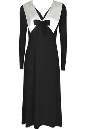 Alessandra Rich Kjole, Dame, Sort, L, Sorte Elegante Kjoler