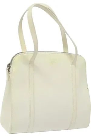 Prada Pre-owned, Dame, Hvid, ONE SIZE, Tyl, Pre-owned Laeder hndtasker