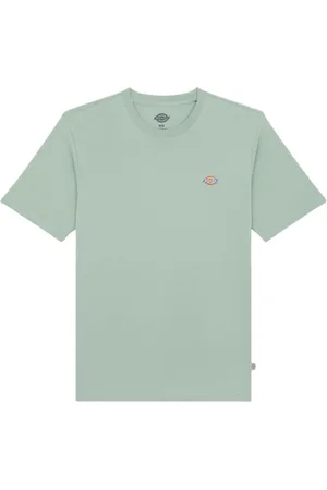 Dickies Top, Herre, Grøn, M, Bomuld, Grøn Logo T-shirt Mapleton