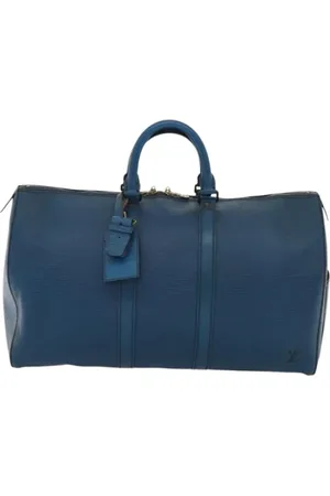 LOUIS VUITTON Pre-owned, unisex, Blå, ONE SIZE, Tyl, Pre-owned Laeder louis-vuitton-tasker