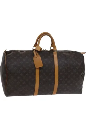 LOUIS VUITTON Pre-owned, Dame, Brun, ONE SIZE, Tyl, Pre-owned canvas tasker