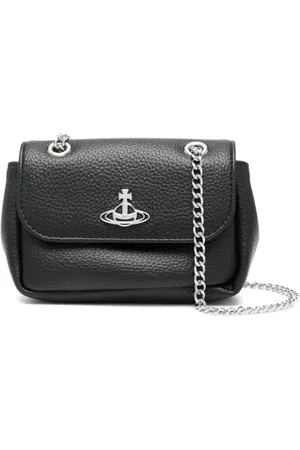 Vivienne Westwood Taske, Dame, Sort, ONE SIZE, Uld, Sort Mini Pung Kæde Taske