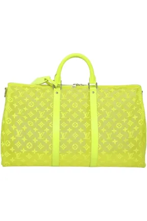 LOUIS VUITTON Pre-owned, Dame, Gul, ONE SIZE, Tyl, Pre-owned canvas tasker