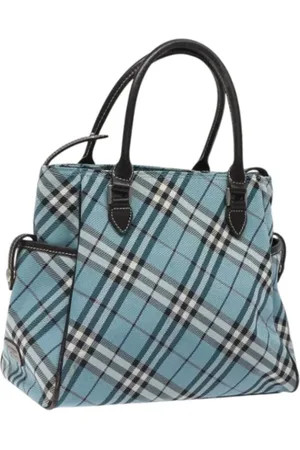 Burberry Pre-owned, Dame, Blå, ONE SIZE, Nylon, Pre-owned nylon hndtasker