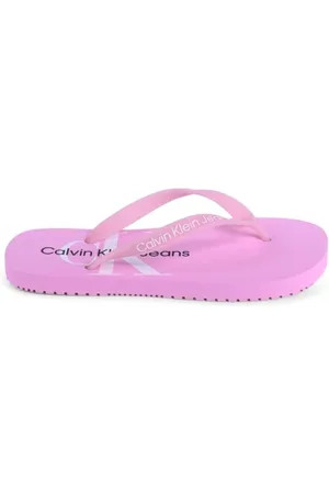 Calvin Klein Sko, Dame, Lyserød, 38 EU, Rosa Flip Flops til Sommeren