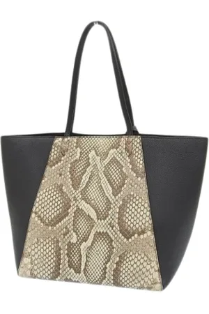 LOUIS VUITTON Pre-owned, Dame, Sort, ONE SIZE, Tyl, Pre-owned Laeder totes