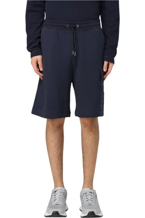 HUGO BOSS Shorts, Herre, Blå, M, Uld, Blå Cargo Shorts Behagelig Stilfuld Valg