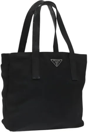 Prada Pre-owned, Dame, Sort, ONE SIZE, Nylon, Pre-owned nylon hndtasker