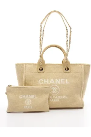 CHANEL Pre-owned, Dame, , ONE SIZE, Uld, Pre-owned Canvas chanel-tasker