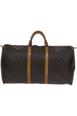 LOUIS VUITTON Pre-owned, Dame, Brun, ONE SIZE, Tyl, Pre-owned canvas tasker