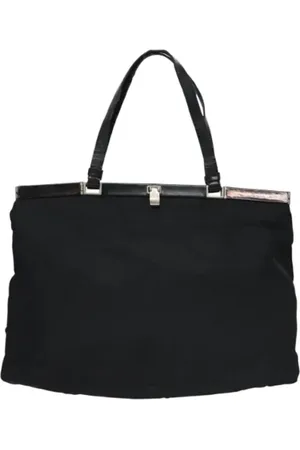 Prada Pre-owned, Dame, Sort, ONE SIZE, Nylon, Pre-owned nylon hndtasker