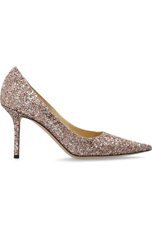 Jimmy Choo Sko, Dame, Lyserød, 40 1/2 EU, Uld, Hælede sko Love