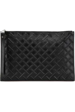 Bottega Veneta Pre-owned, Herre, Sort, ONE SIZE, Læder, Pre-owned Laeder clutches