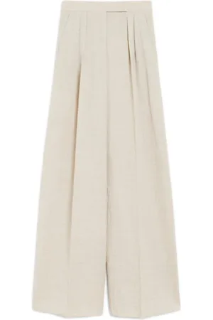 Max Mara Bukser, Dame, , 2XS, Uld, Uldbukser med Lommer