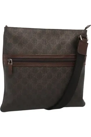 Gucci Pre-owned, Dame, Brun, ONE SIZE, Uld, Pre-owned Laeder gucci-tasker