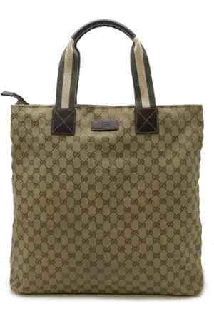 Gucci Pre-owned, Dame, , ONE SIZE, Tyl, Pre-owned Canvas totes