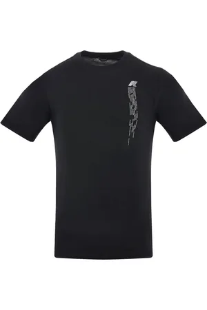 K-Way Top, Herre, Sort, 3XL, Bomuld, Digital Rain Jersey T-Shirt