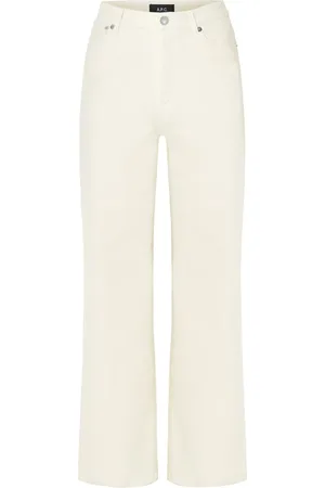 A.P.C. Jeans, Dame, , W29, Hvide Ripped Jeans
