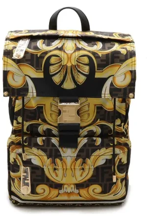 Fendi Pre-owned, Dame, Flerfarvet, ONE SIZE, Nylon, Pre-owned Canvas rygsaekke