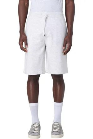 Brunello Cucinelli Shorts, Herre, Grå, XL, Bomuld, Afslappede bomuldsshorts