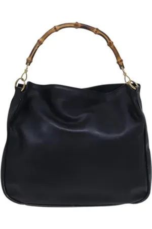 Gucci Pre-owned, Dame, Sort, ONE SIZE, Uld, Pre-owned Laeder hndtasker