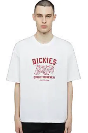Dickies Top, Herre, Hvid, XL, Hvide T-shirts og Polos