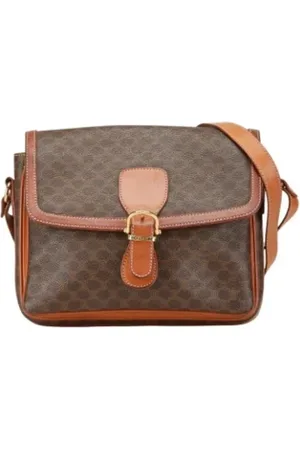 Céline Pre-owned, Dame, Brun, ONE SIZE, Uld, Pre-owned Laeder celine-tasker