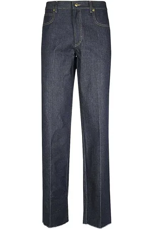 Gucci Jeans, Herre, Blå, W33, Denim, Klassiske denim jeans med kontrast syninger