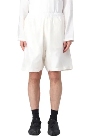 RANRA Shorts, Herre, Hvid, S, Uld, Hvide afslappede shorts til mænd
