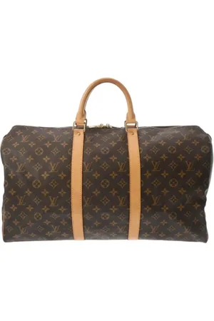 LOUIS VUITTON Pre-owned, Dame, Brun, ONE SIZE, Uld, Pre-owned canvas tasker