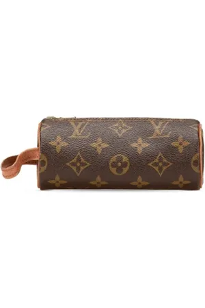 LOUIS VUITTON Pre-owned, Dame, Brun, ONE SIZE, Tyl, Pre-owned Canvas punge