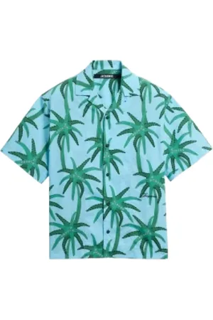 Jacquemus Skjorte, Herre, Blå, L, Bomuld, Blå La Chemise Jean Skjorte