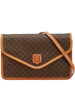 Céline Pre-owned, Dame, Brun, ONE SIZE, Uld, Pre-owned Laeder celine-tasker