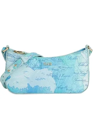 ALVIERO MARTINI 1A CLASSE Taske, Dame, Blå, ONE SIZE, Uld, Clear Geo Water Island Taske