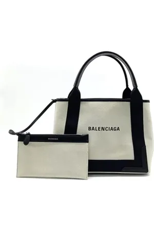 Balenciaga Pre-owned, Dame, Hvid, ONE SIZE, Tyl, Pre-owned Laeder balenciaga-tasker