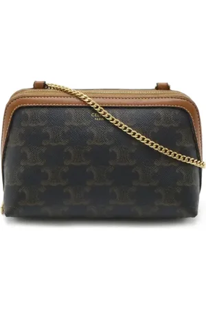 Céline Pre-owned, Dame, Brun, ONE SIZE, Uld, Pre-owned Laeder celine-tasker