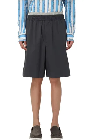 Bottega Veneta Shorts, Herre, Sort, M, Uld, Stilfulde Kul Casual Shorts Mænd