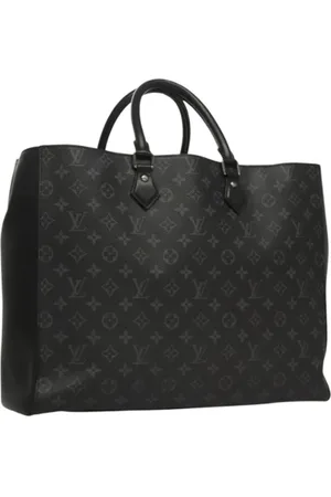 LOUIS VUITTON Pre-owned, Dame, Sort, ONE SIZE, Tyl, Pre-owned canvas tasker