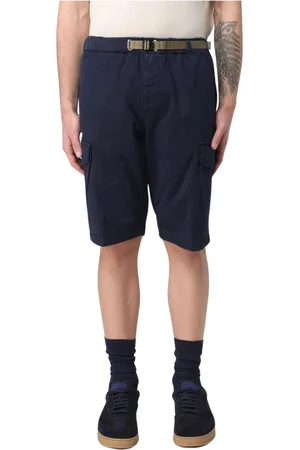 White Sand Shorts, Herre, Blå, XS, Bomuld, Moderne Cargo Shorts med Bælte