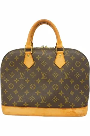 LOUIS VUITTON Pre-owned, Dame, Brun, ONE SIZE, Tyl, Pre-owned canvas tasker