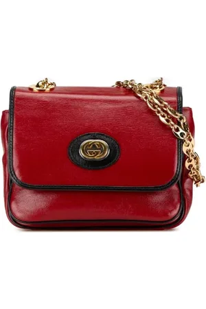 Gucci Pre-owned, Dame, Rød, ONE SIZE, Uld, Pre-owned Laeder gucci-tasker