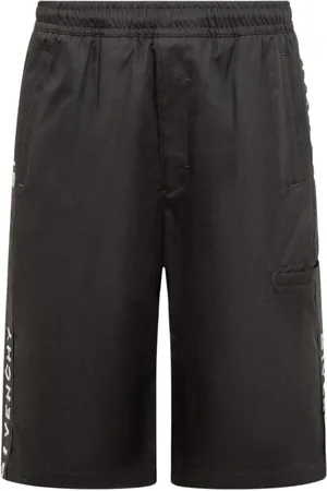 Givenchy Shorts, Herre, Sort, M, Bomuld, SideStripe Bermuda Shorts