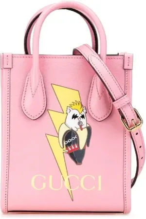 Gucci Pre-owned, Dame, Lyserød, ONE SIZE, Uld, Pre-owned Laeder hndtasker