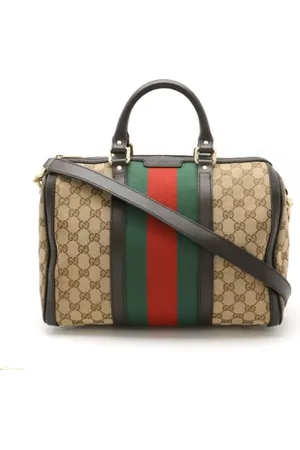 Gucci Pre-owned, Dame, , ONE SIZE, Uld, Pre-owned Canvas gucci-tasker