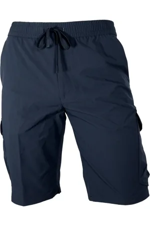 HUGO BOSS Shorts, Herre, Blå, 2XL, Polyester, Cargo Shorts Urbanex Blå Letvægt Elastisk