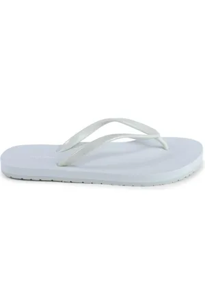 Calvin Klein Sko, Dame, Grøn, 40 EU, Uld, Grøn Minimalistisk Flip Flops