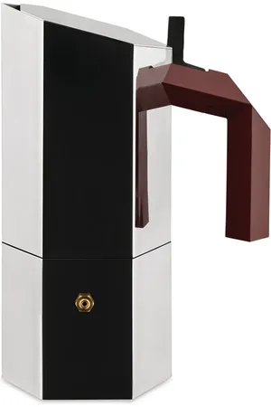 Alessi Home, unisex, Grå, ONE SIZE, Uld, Burgundy Espresso Kaffemaskine